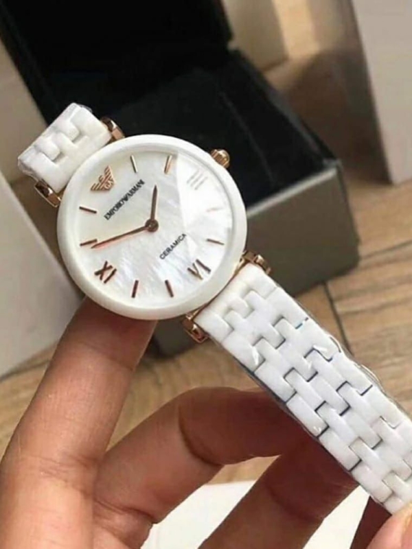 first copy Emporio Armani AR1486 Ceramic Ladies Wrist Watch Premium