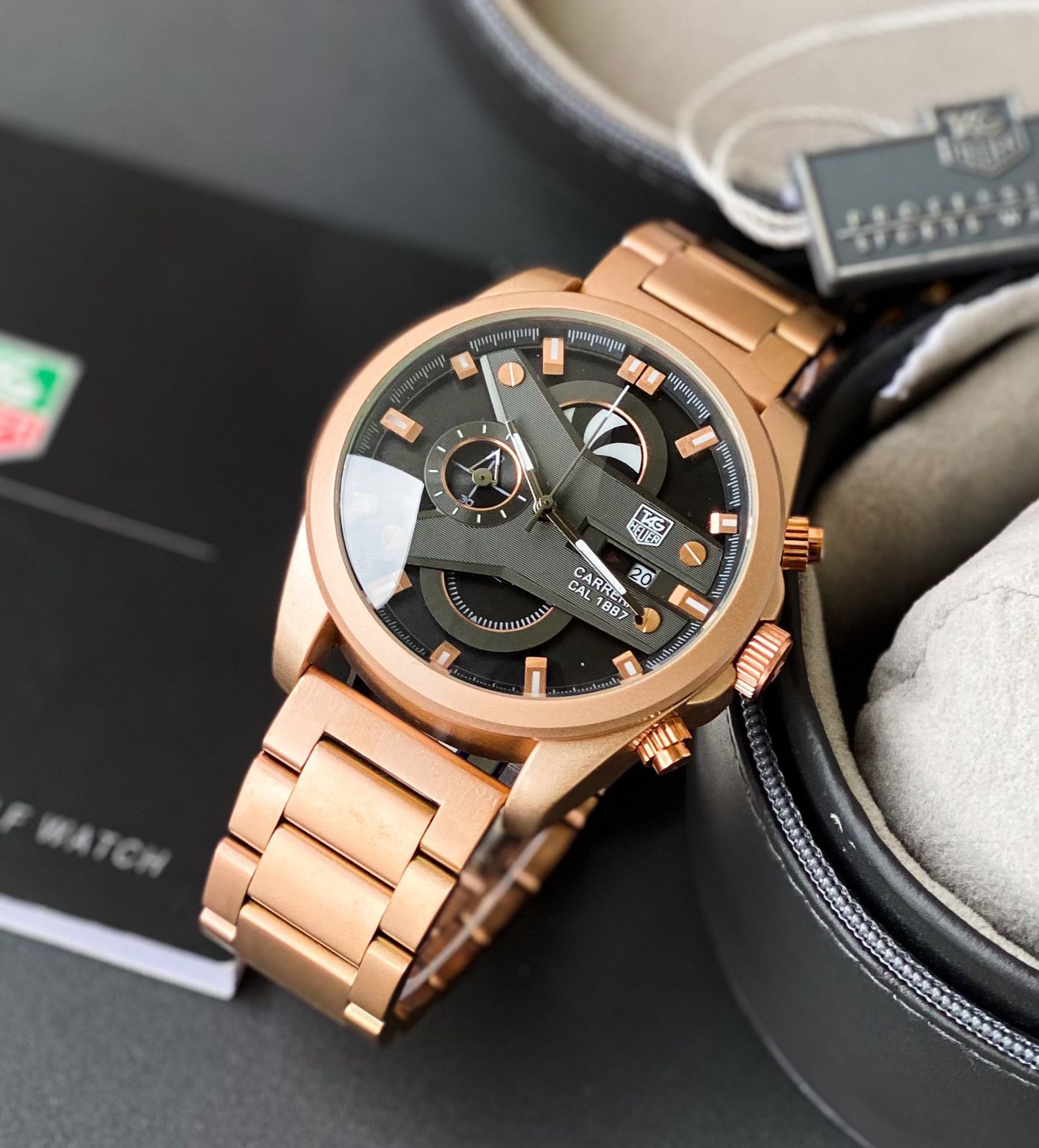 first copy TAG HEUER CR-7 "GOLD"