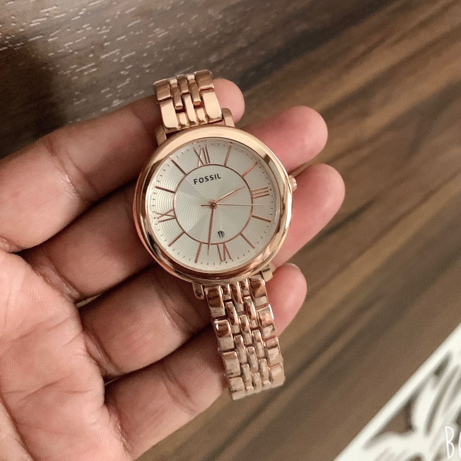 first copy Fossil Classic D Ring Ladies Watch