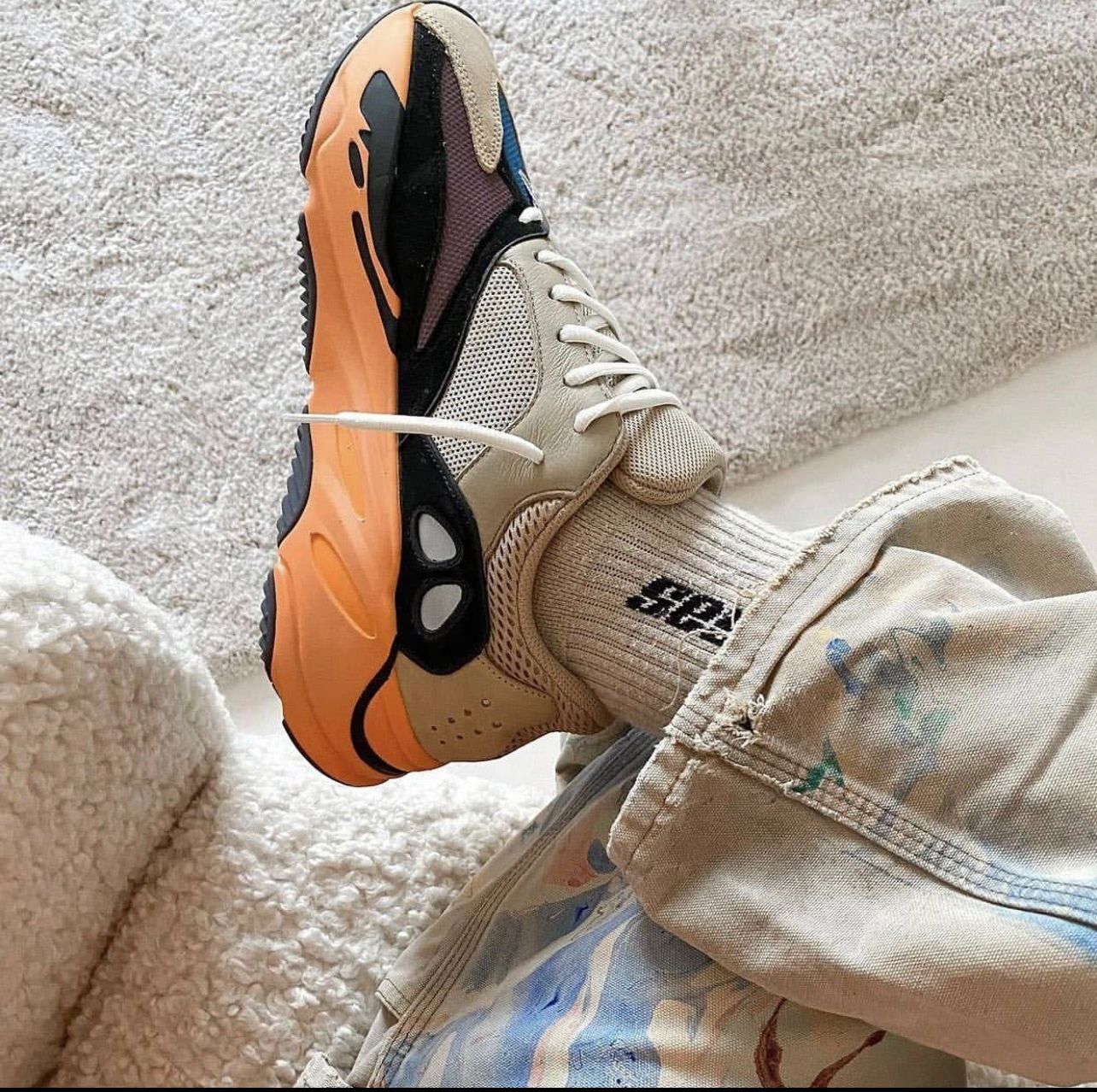 first copy ADIDAS YEEZY 700 ENFLAME AMBER
