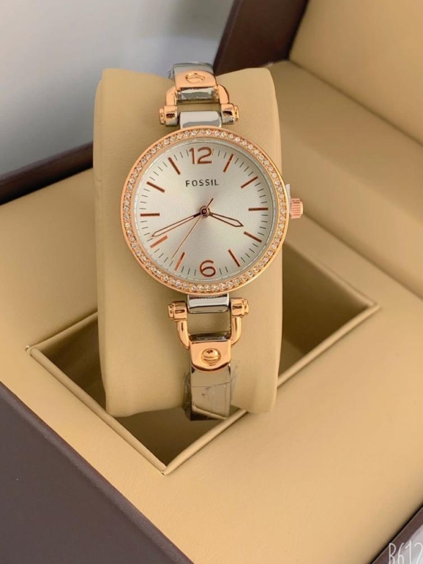 first copy Fossil Classic Gold Ladies Watch