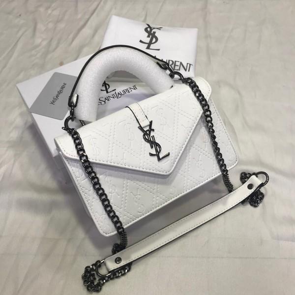 first copy Yves Saint Laurent Premium Sling Bag White