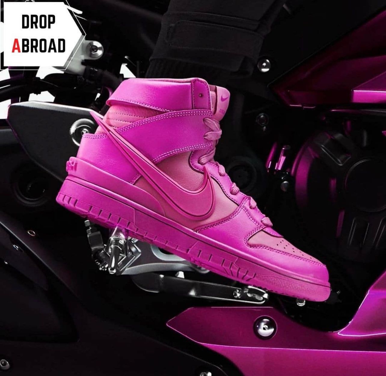 first copy Nike Dunk High SP "Ambush - Lethal Pink"