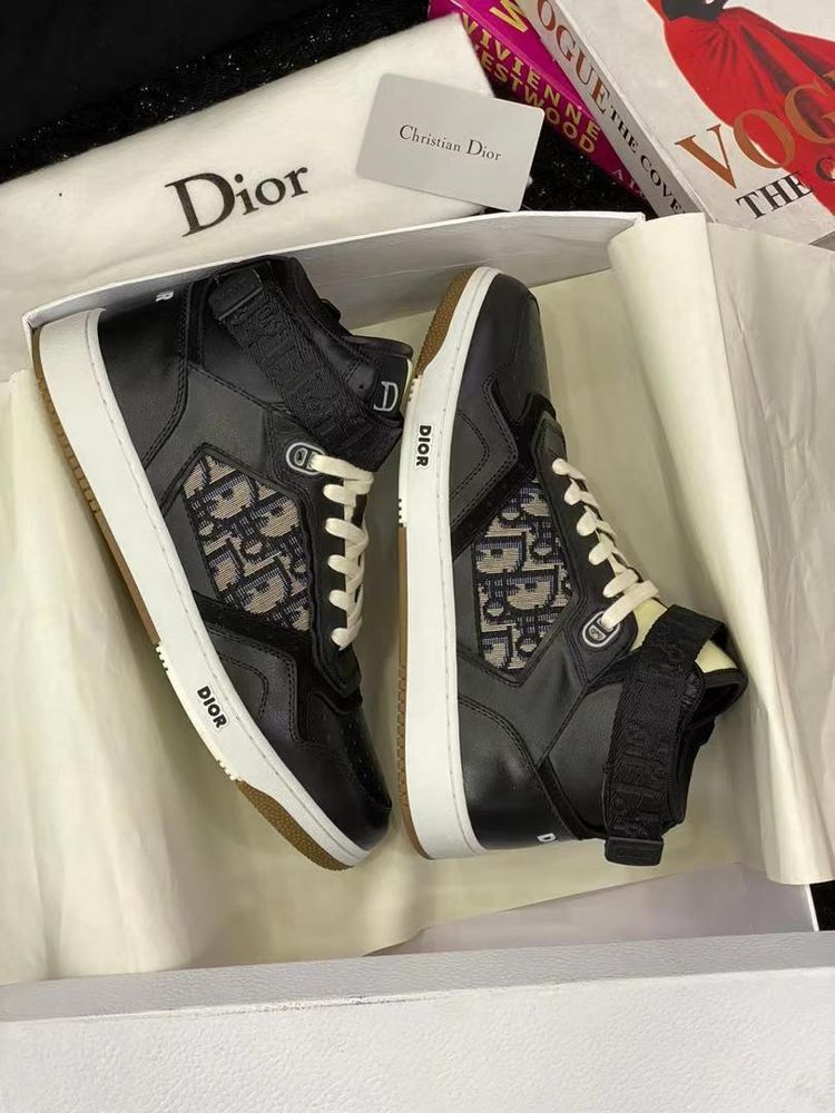 First Copy Dior B27 Oblique High Top Premium Sneaker