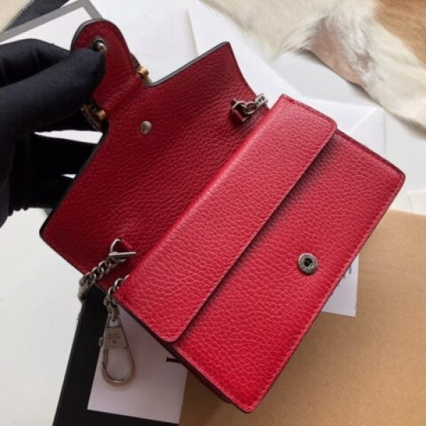 first copy Gucci Dionysus Ruby Red Leather Bag