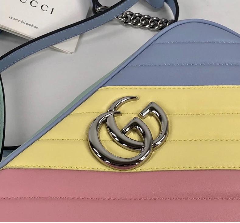 first copy Gucci GG Marmont 2.0 Pastel Multicolor Shoulder Bag
