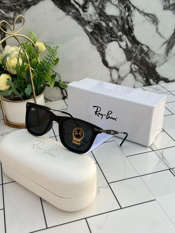 first copy Rayban Full Black Premium Shades With Og Kit