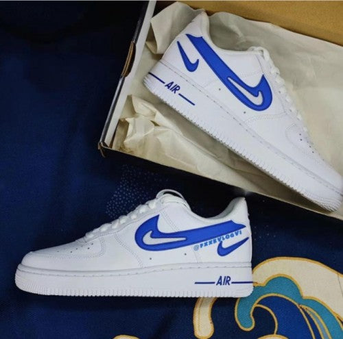 First Copy Nike Airforce 1 07 Low Cut Out Game Royal