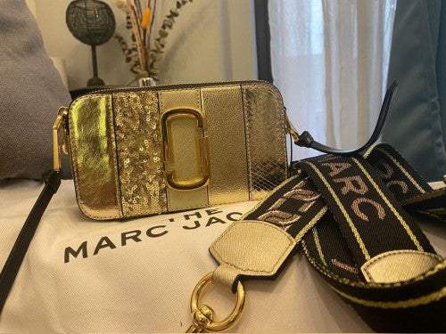 first copy MARC JACOBS SNAPSHOT LIGHT GOLD 634