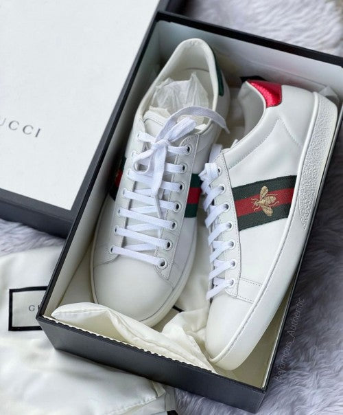 First Copy Gucci Ace Bee White Sneaker