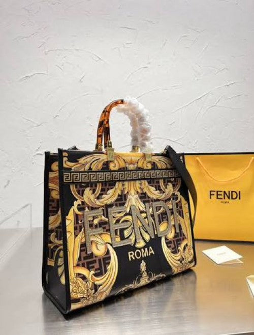 first copy Fendi X Versace Sunshine Shoppers Premium Tote