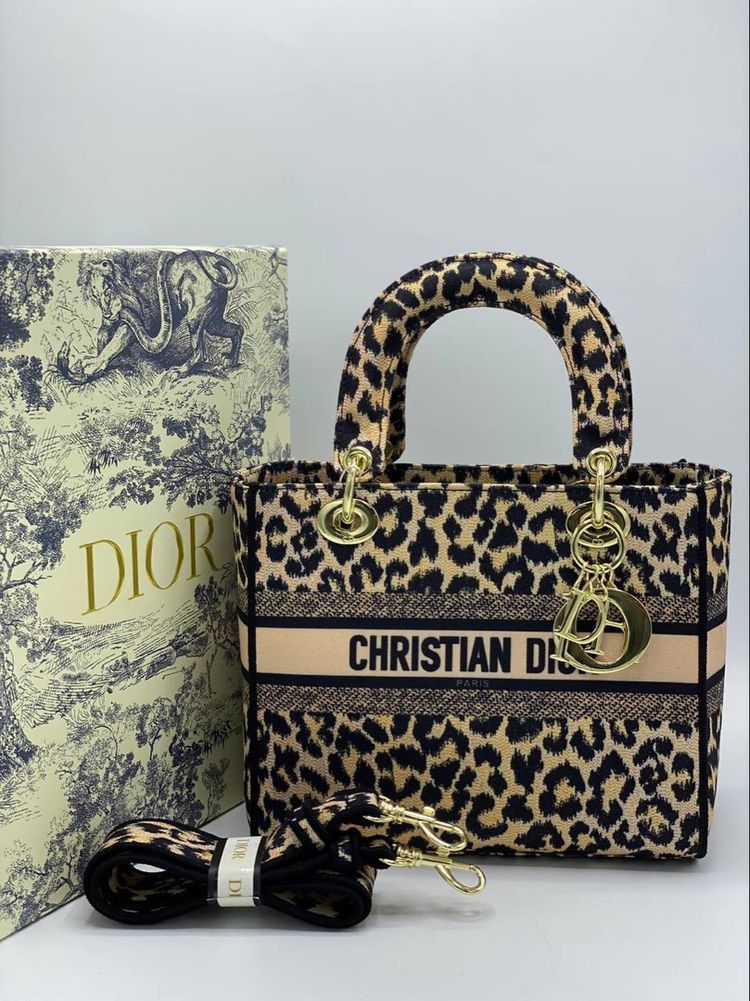 first copy Christian Dior Leopard Lady D-Lite Bag
