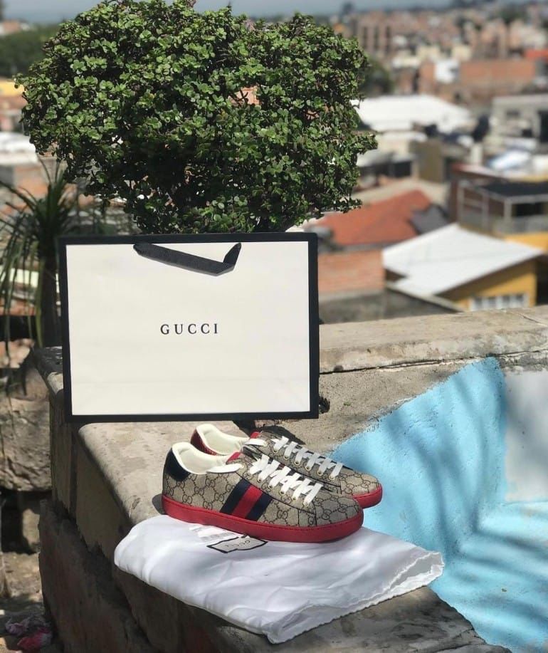 First Copy Gucci ACE GG Supreme Premium Sneaker