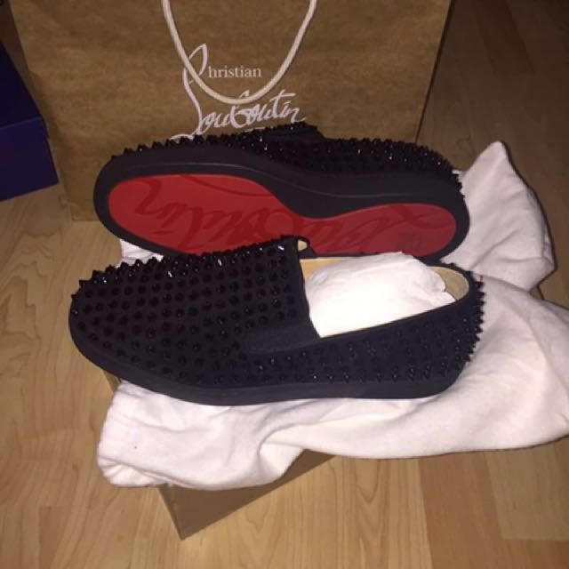 First Copy Christian Louboutin Louis All Spike “All Black”