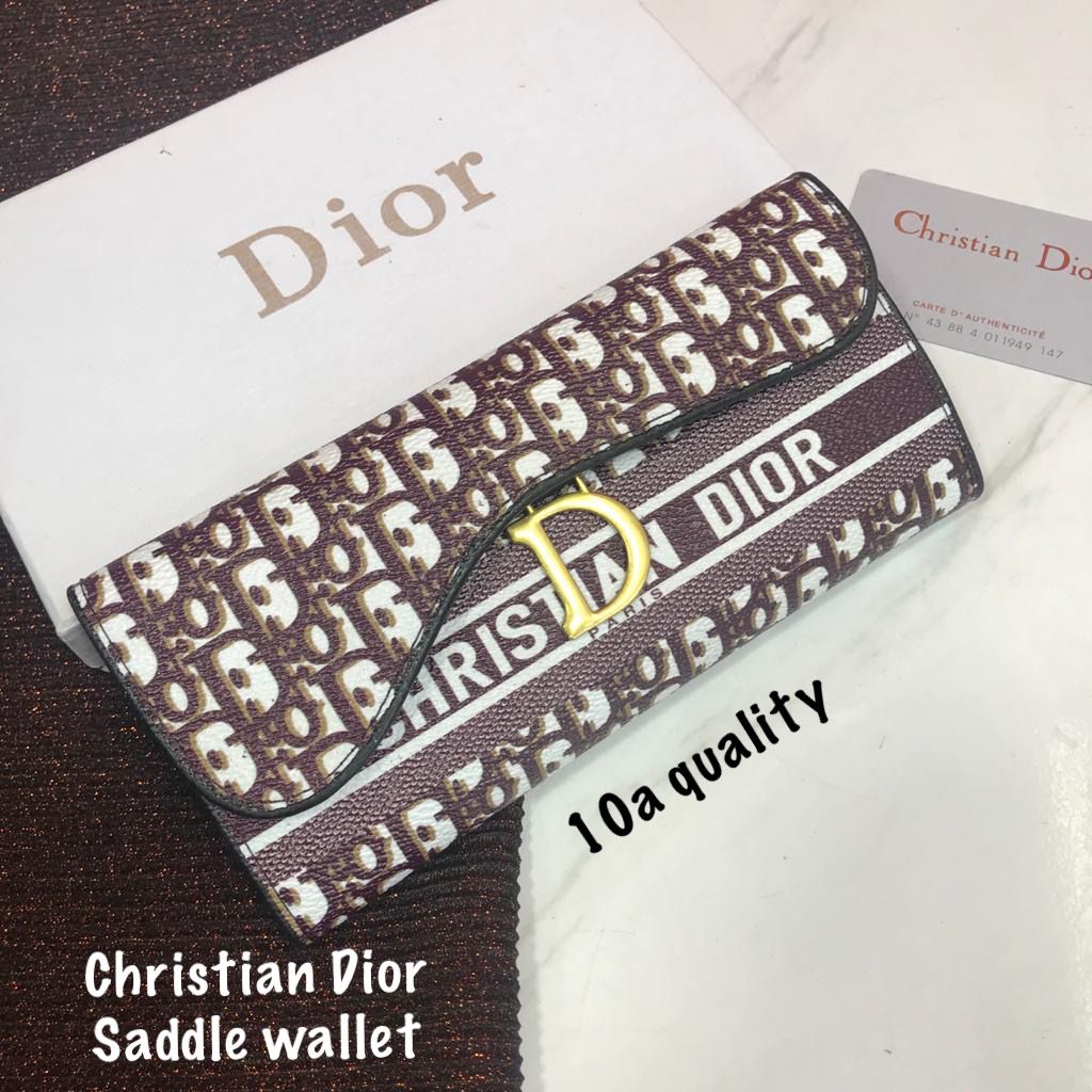 first copy Christian Dior⚜ Saddle Wallet
